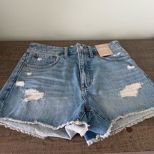 NWT MADEWELL denim shorts